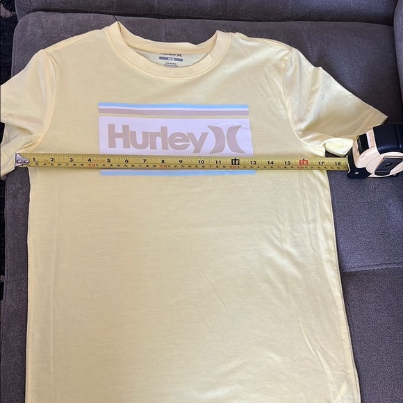 Hurley Yellow and Gray Button Down Shirt - Picture 6 of 13